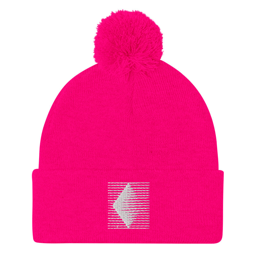 Hat Pom-Pom Beanie Pink