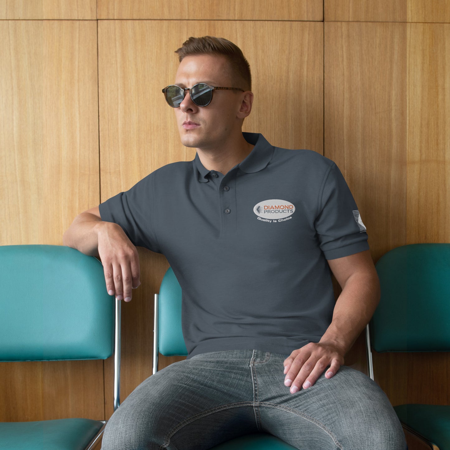 Polo Dark Double Logo