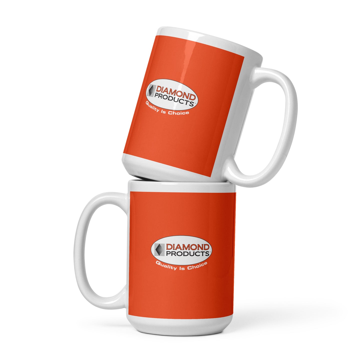 Mug-Coffee Orange/White Bubble Logo