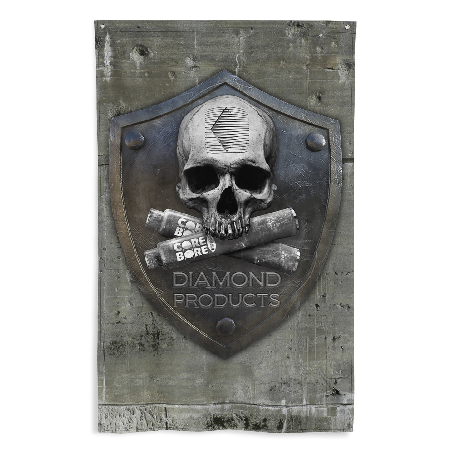 Flag Skull Shield
