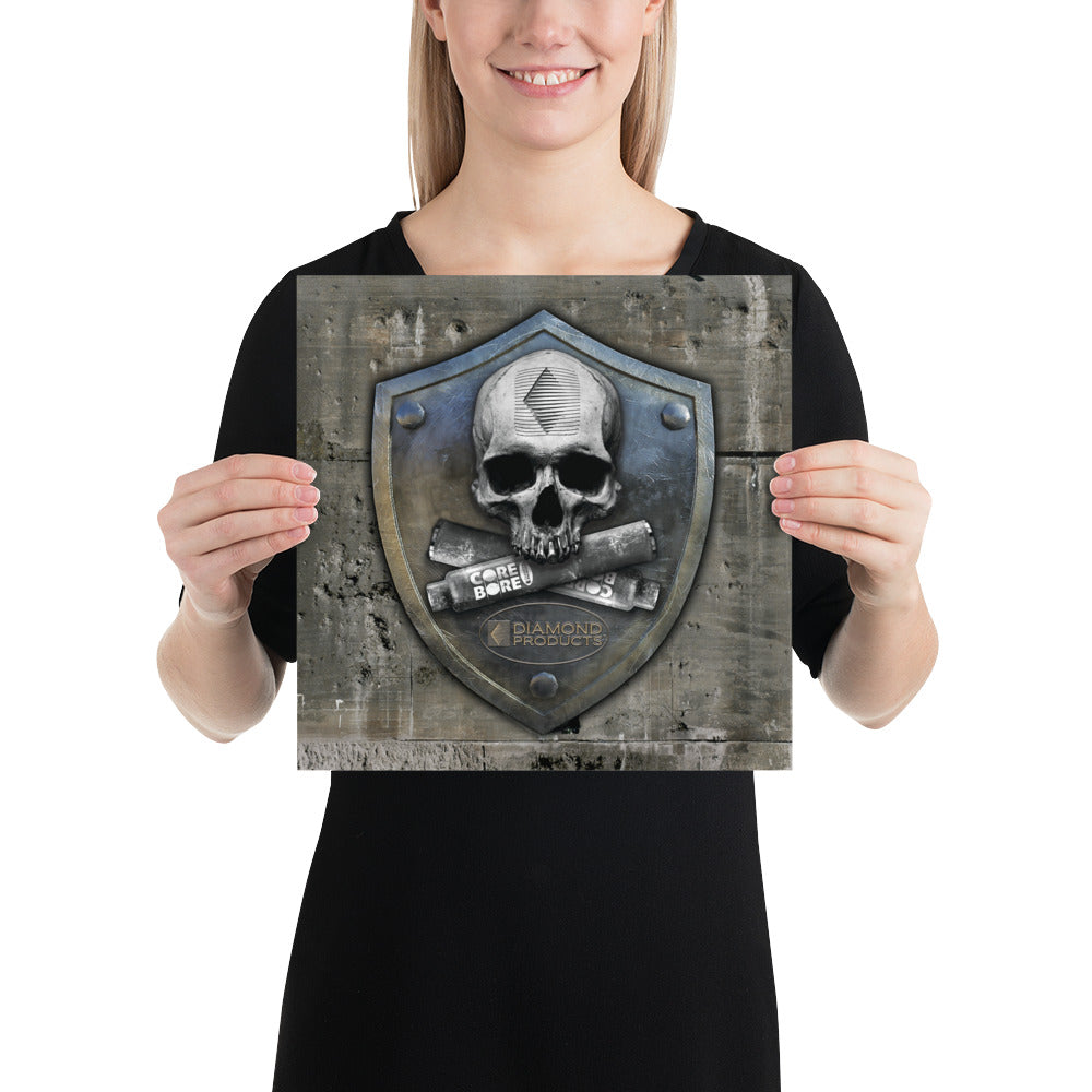 Poster Skull Shield