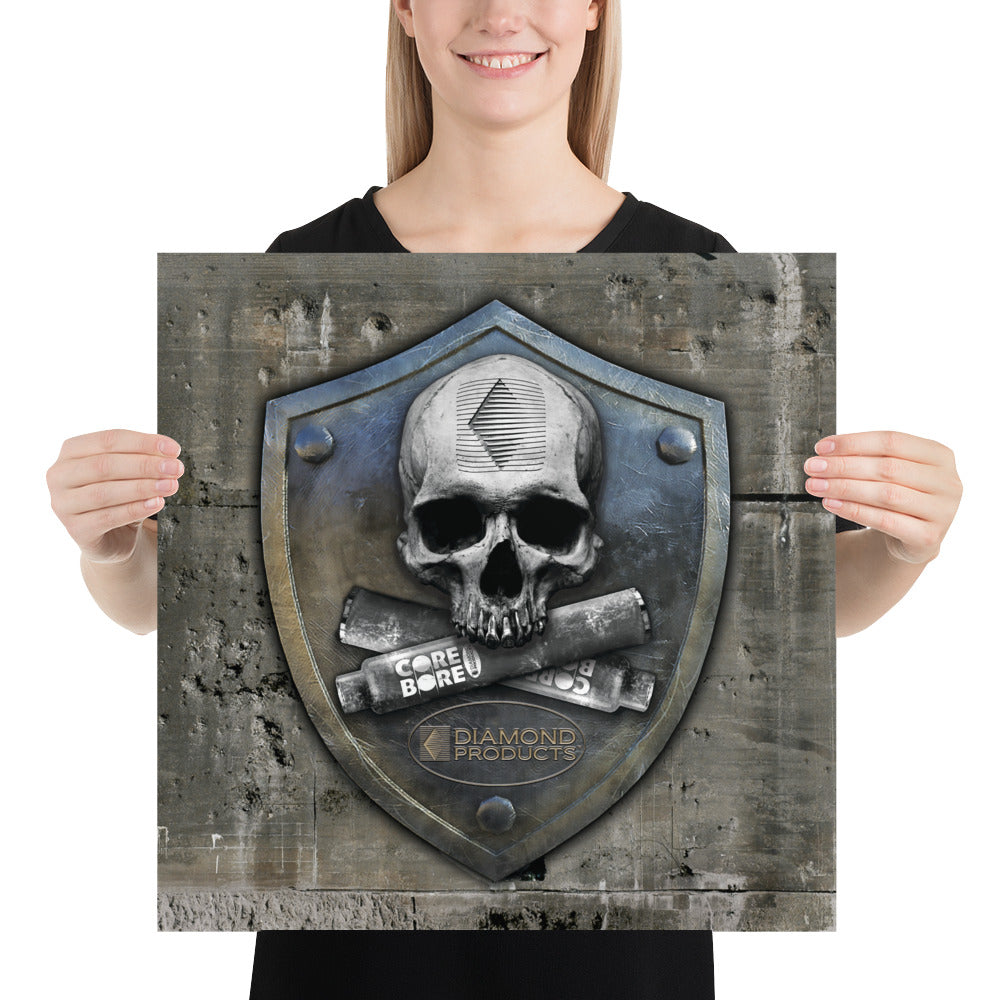 Poster Skull Shield
