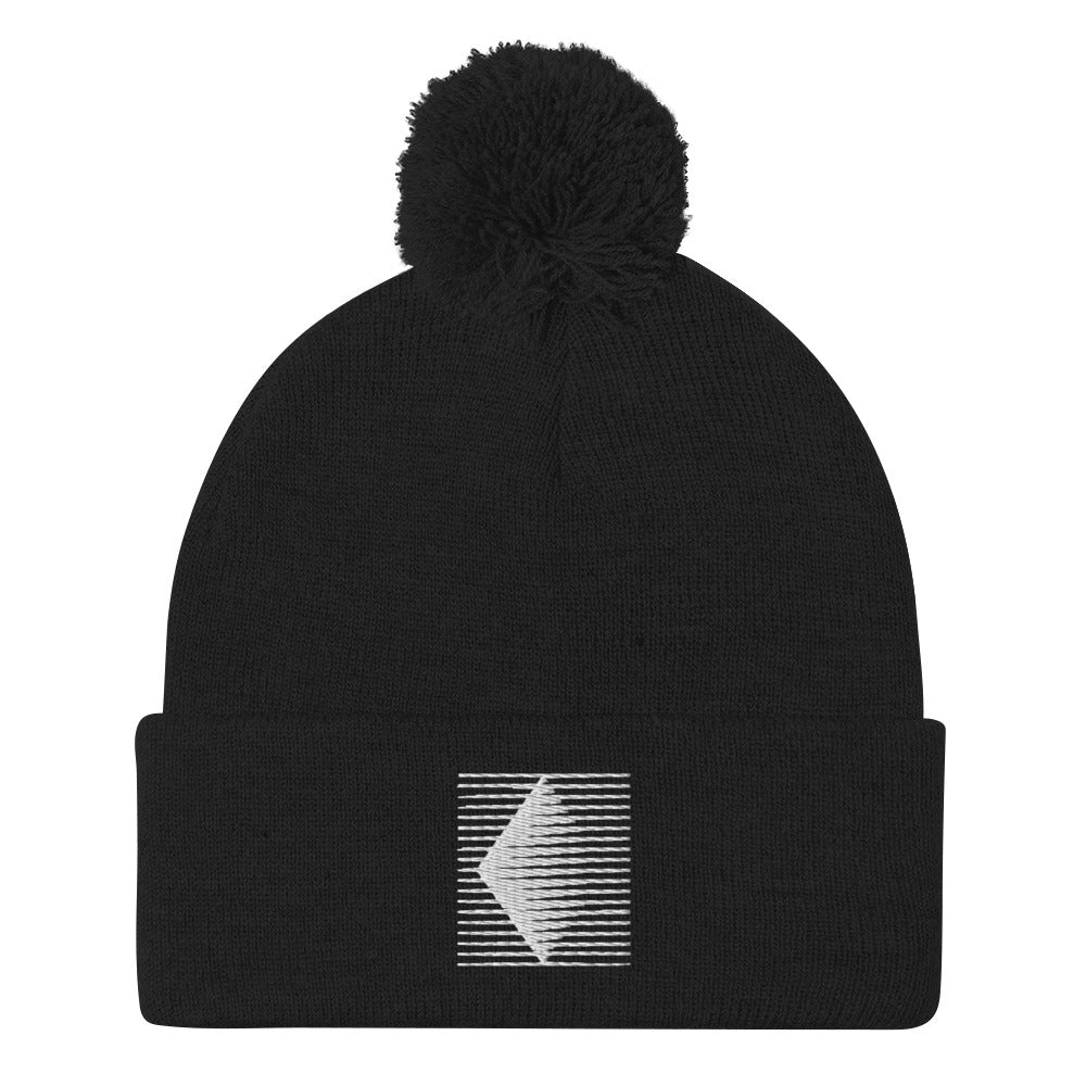 Hat Pom Pom Beanie Dark