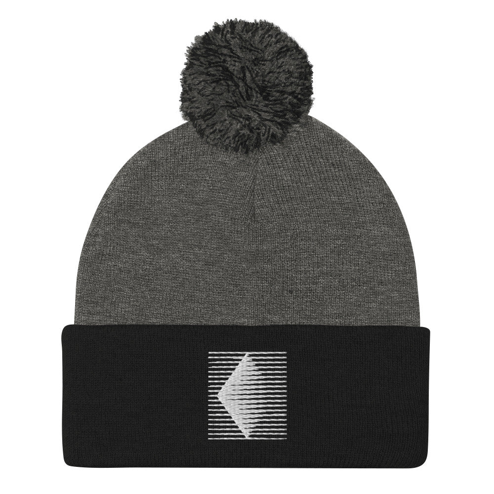Hat Pom Pom Beanie Dark