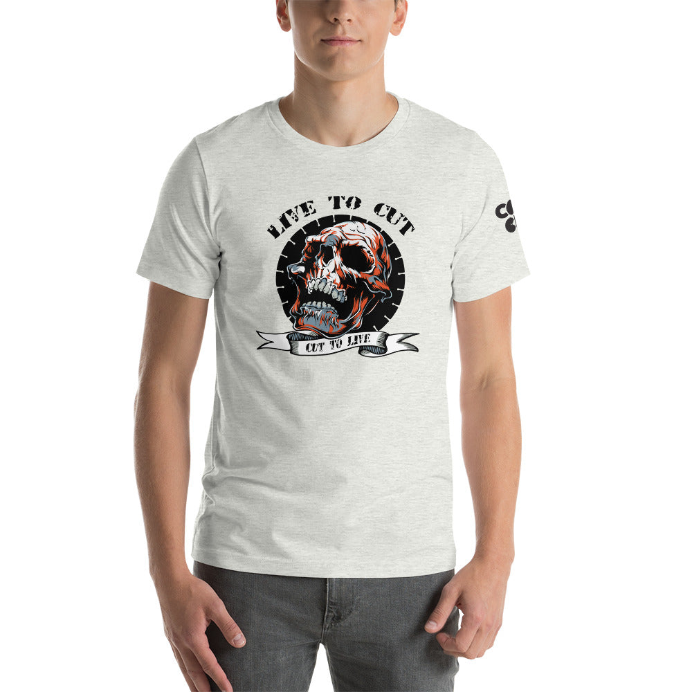 T-Shirt Live to Cut Skull