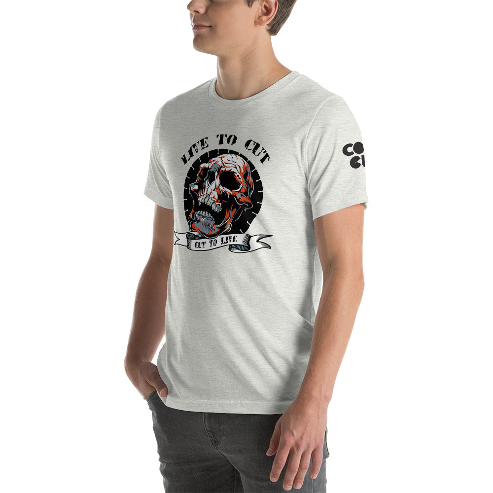 T-Shirt Live to Cut Skull