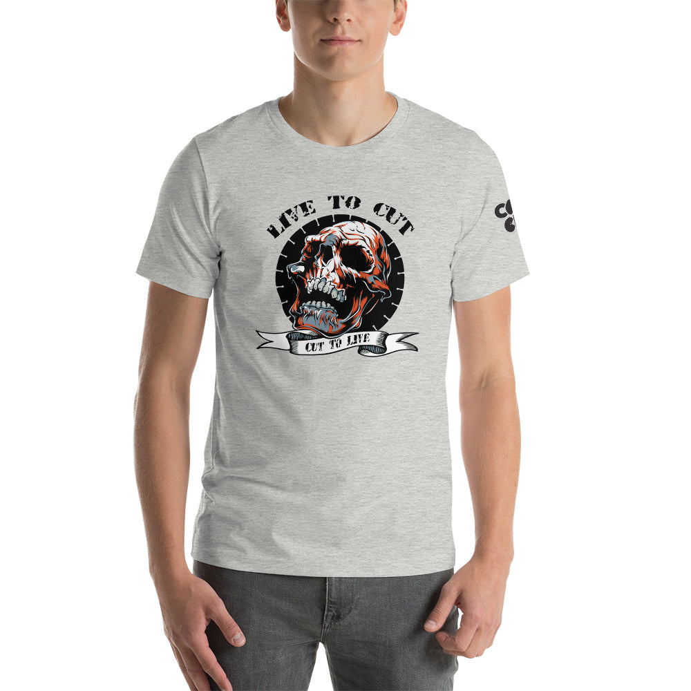 T-Shirt Live to Cut Skull