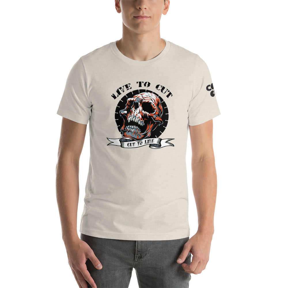 T-Shirt Live to Cut Skull