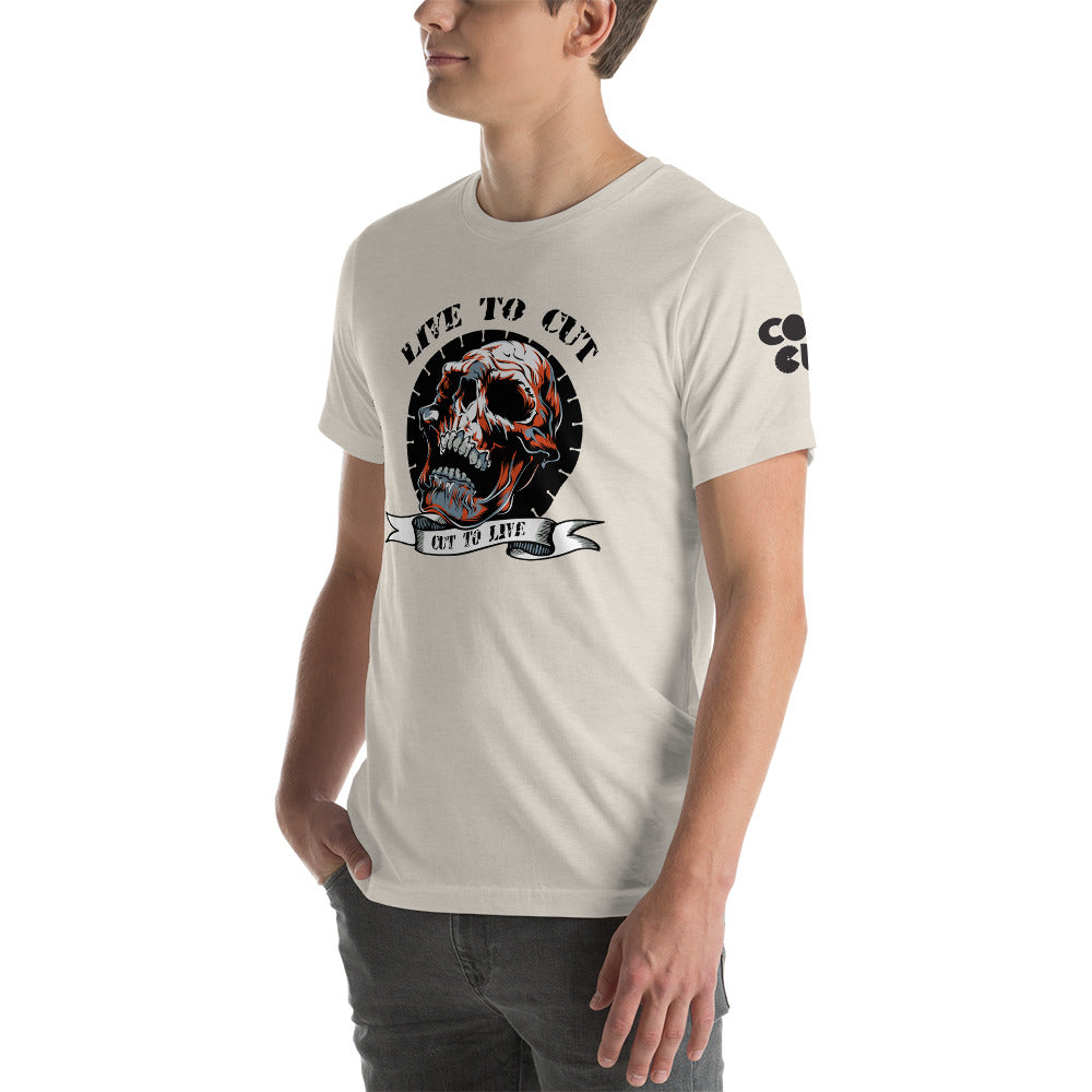 T-Shirt Live to Cut Skull
