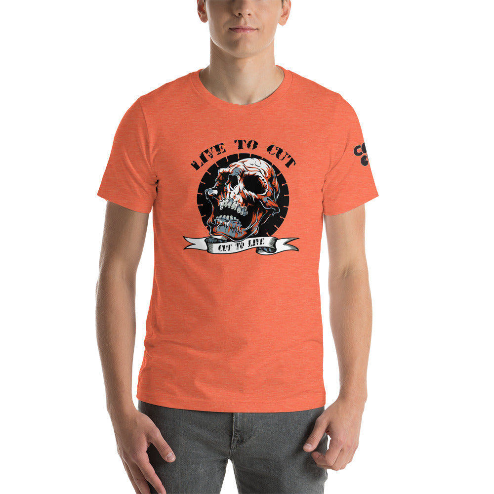 T-Shirt Live to Cut Skull