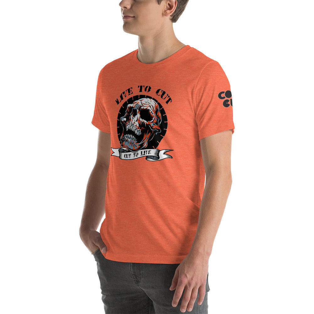 T-Shirt Live to Cut Skull