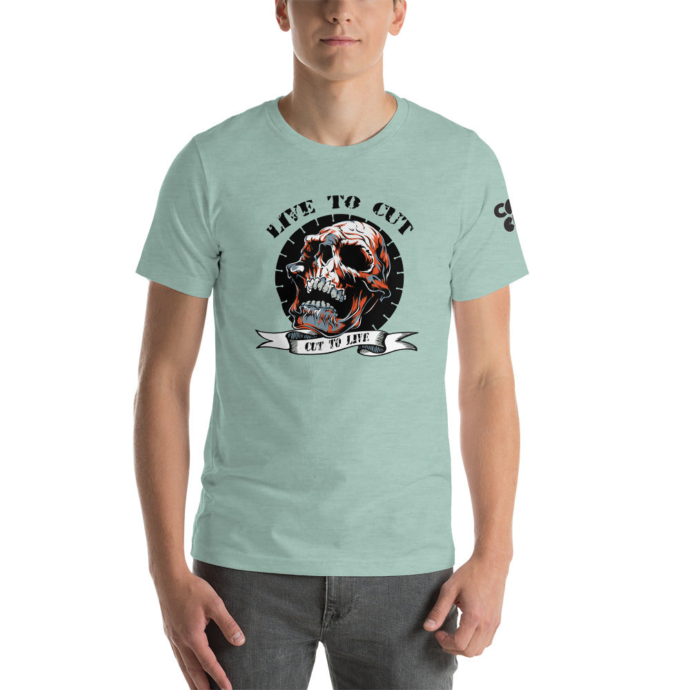 T-Shirt Live to Cut Skull
