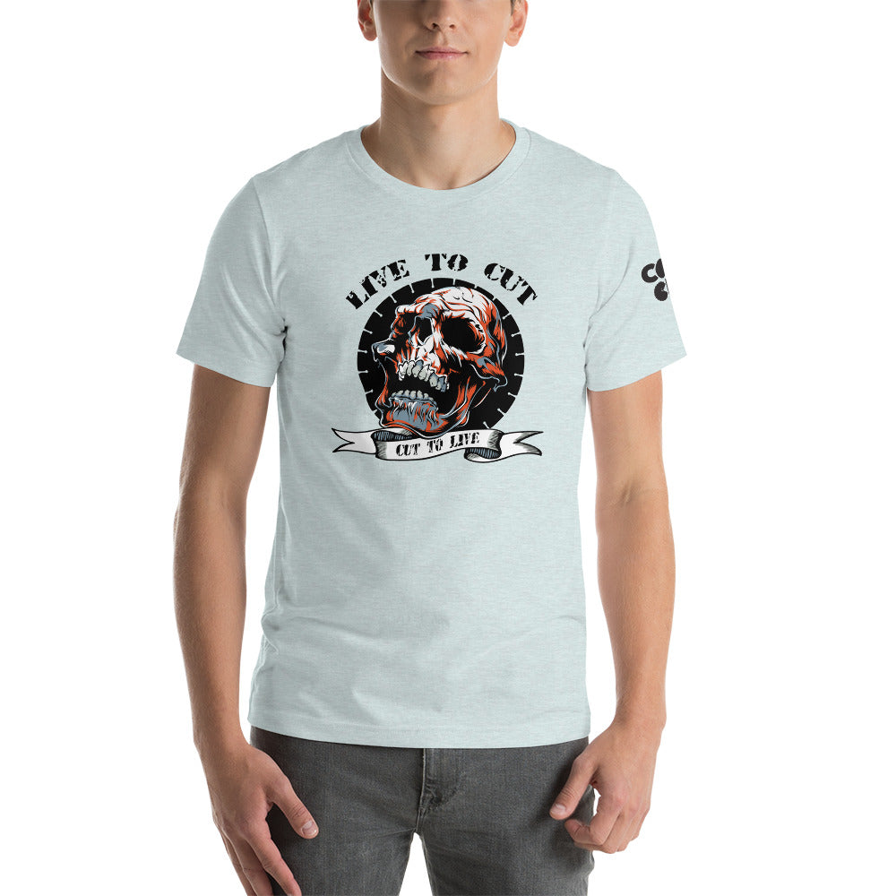 T-Shirt Live to Cut Skull