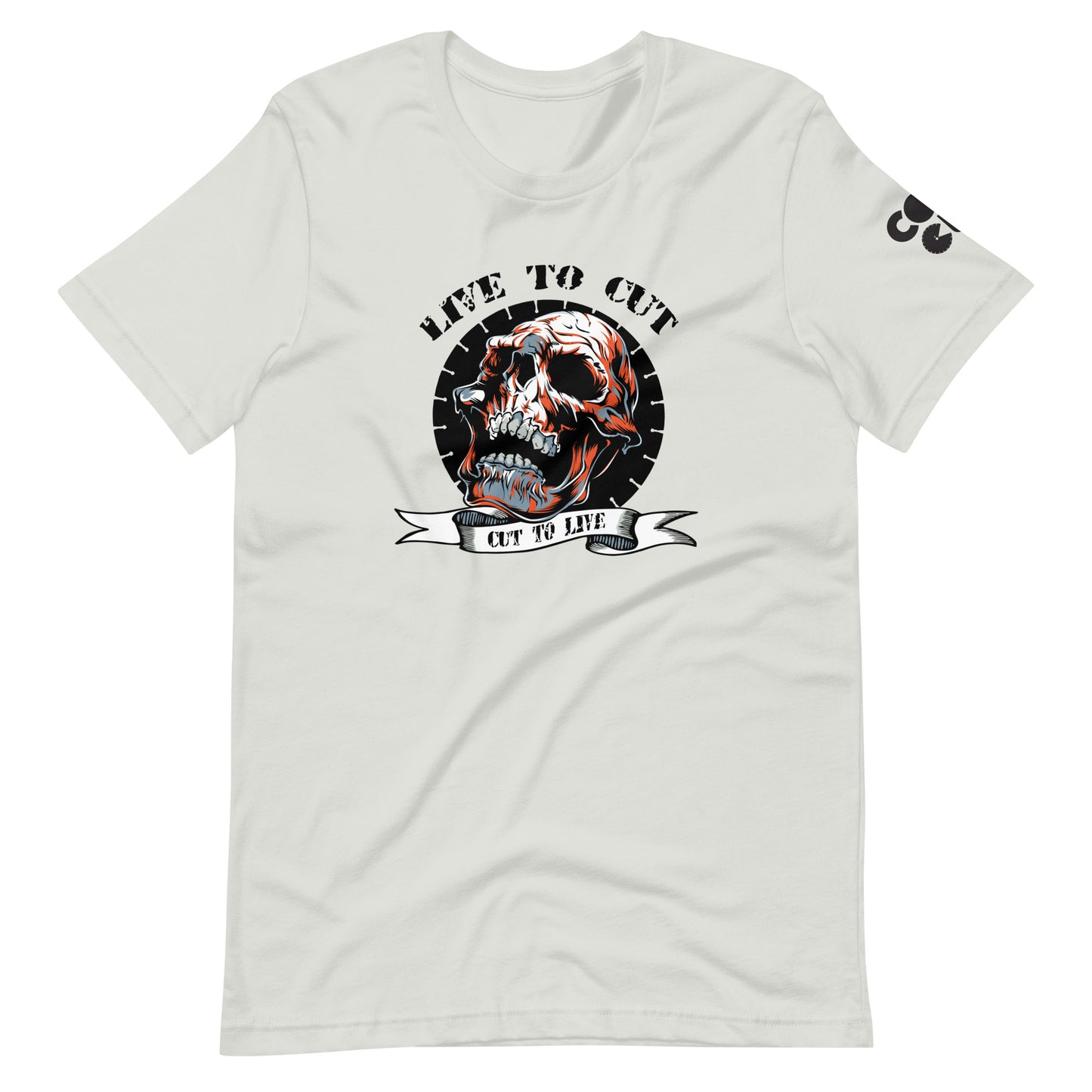 T-Shirt Live to Cut Skull