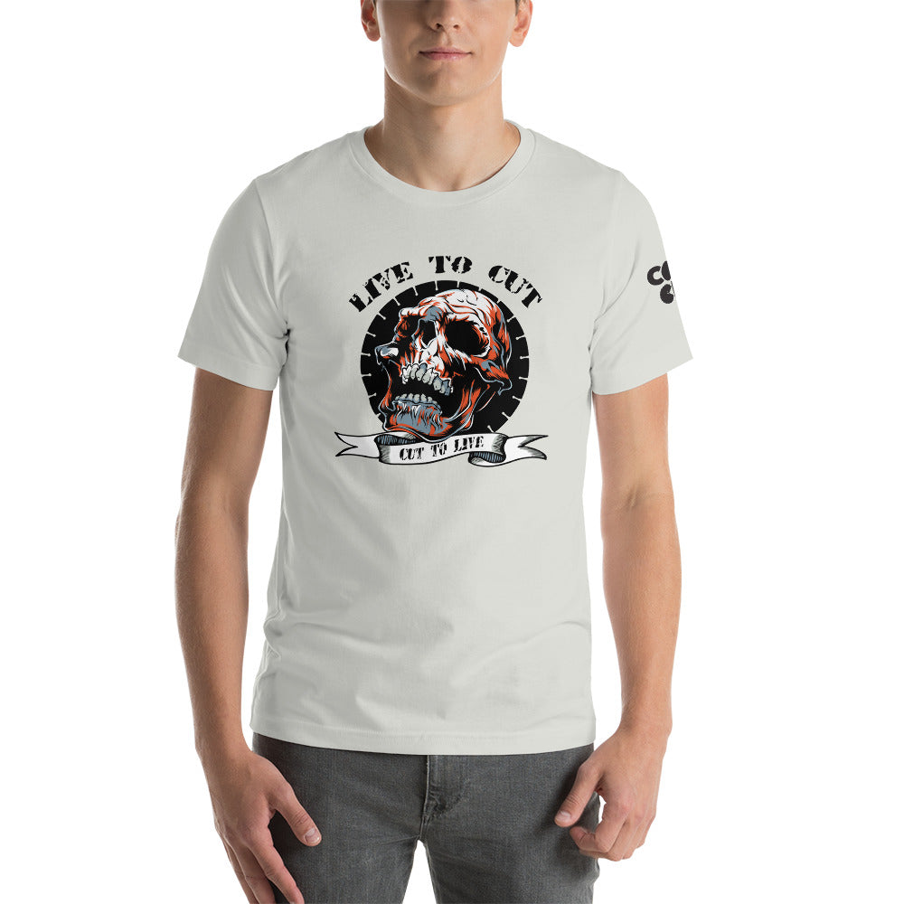 T-Shirt Live to Cut Skull