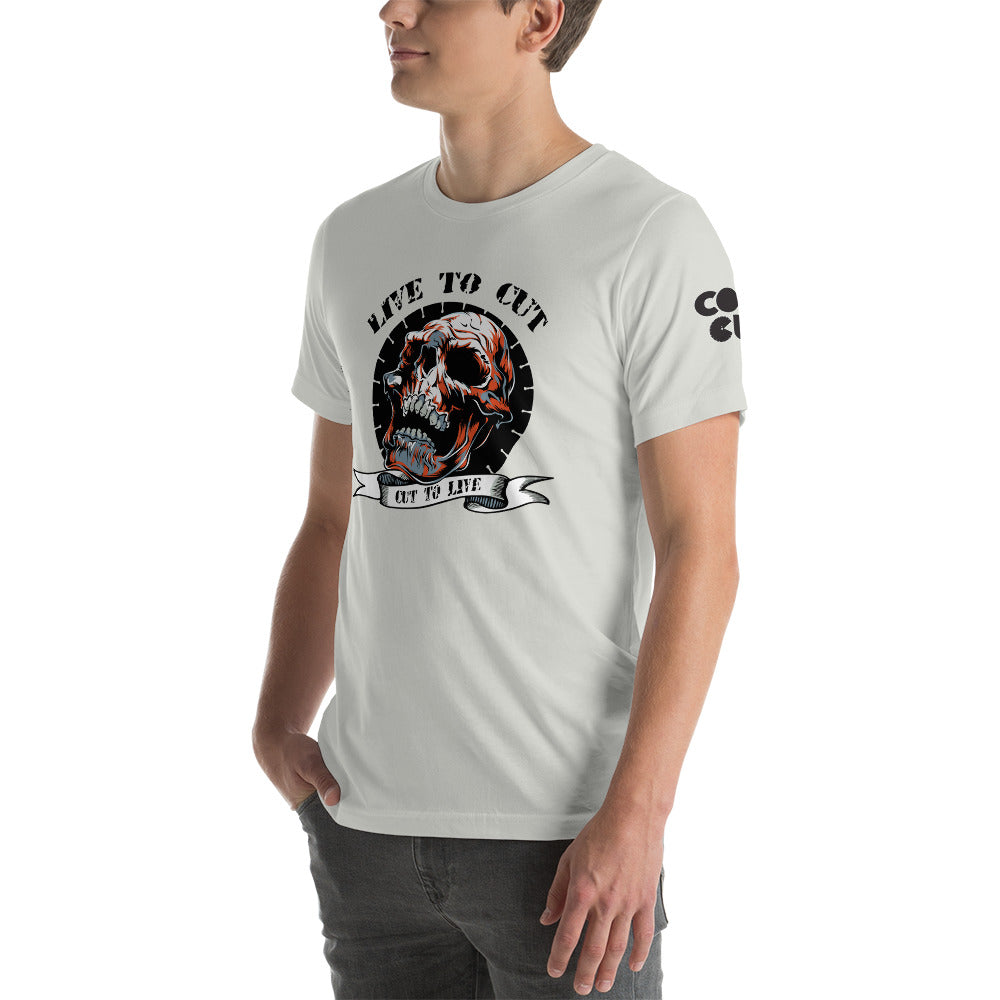T-Shirt Live to Cut Skull