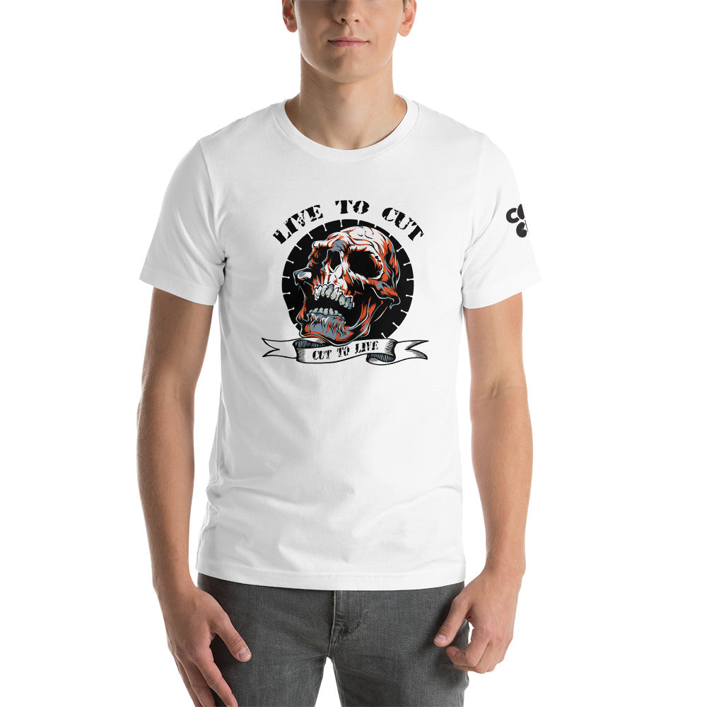 T-Shirt Live to Cut Skull