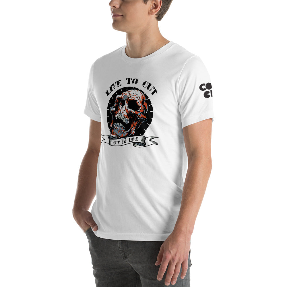 T-Shirt Live to Cut Skull