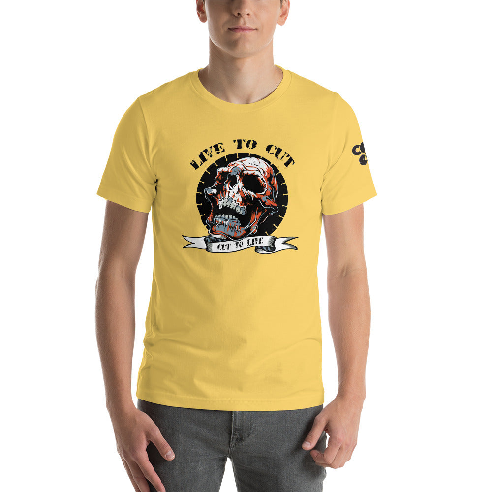 T-Shirt Live to Cut Skull