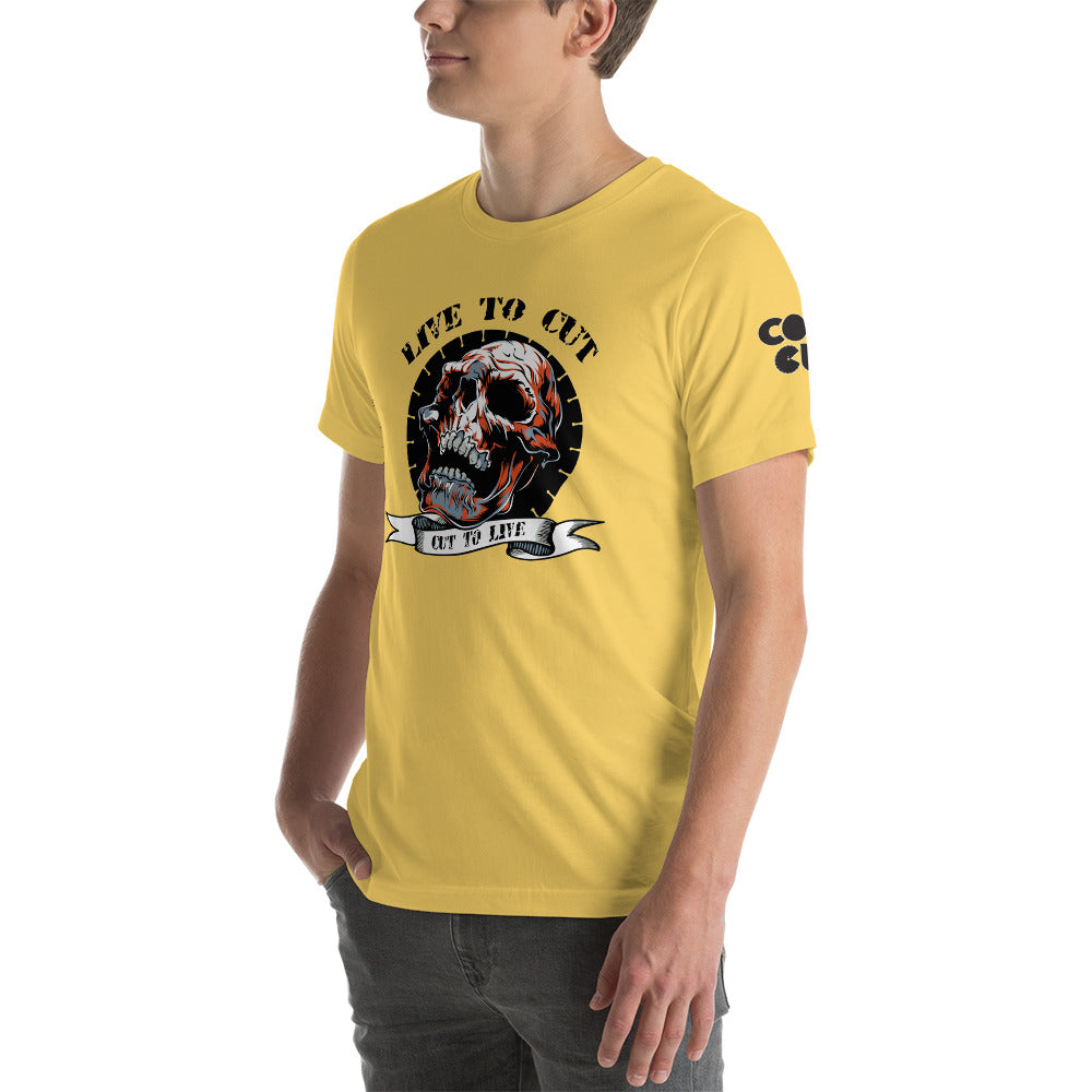 T-Shirt Live to Cut Skull