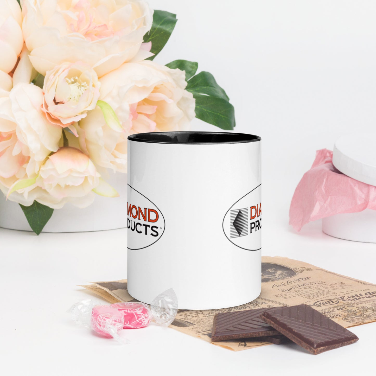 Mug-Coffee White/Orange Bubble Logo