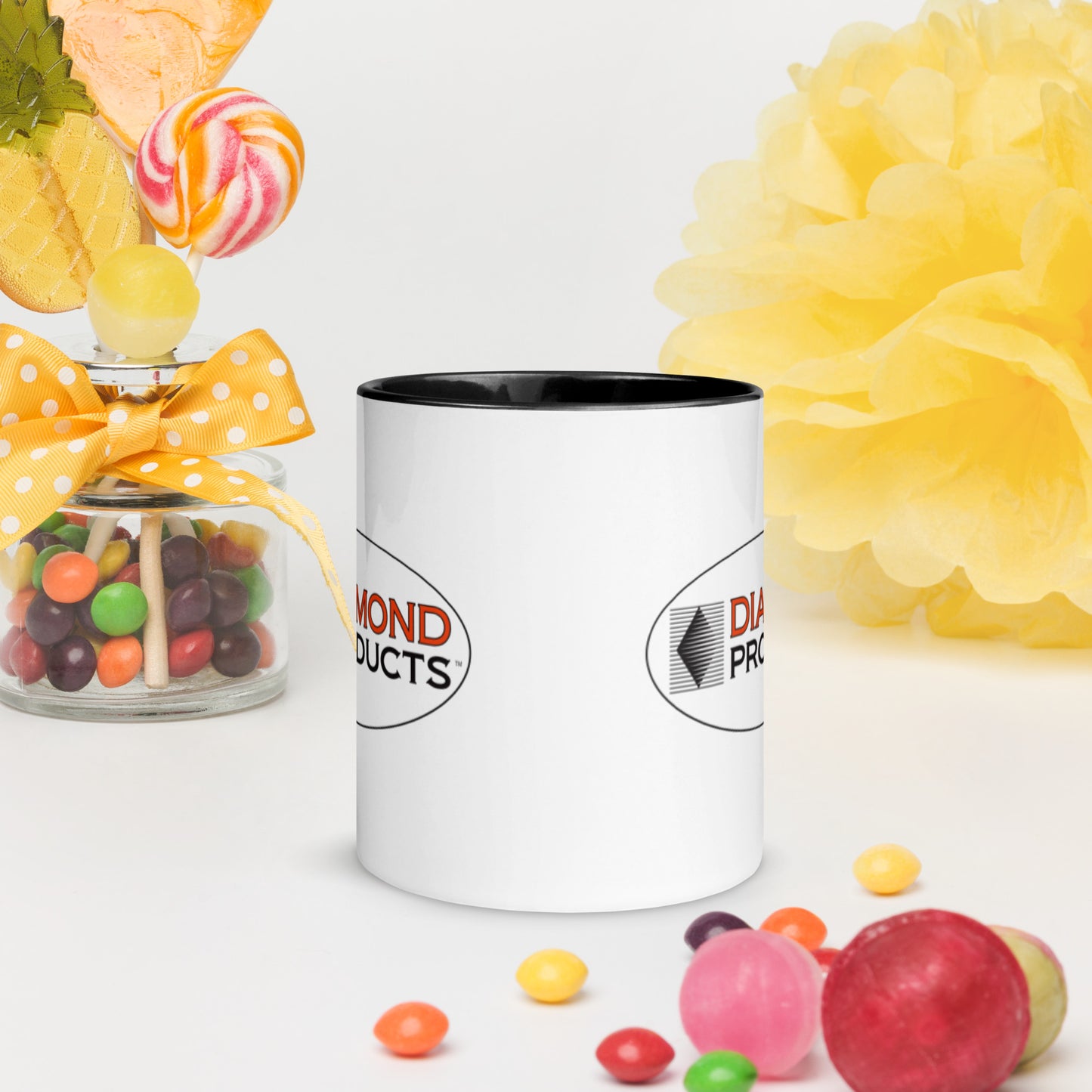 Mug-Coffee White/Orange Bubble Logo
