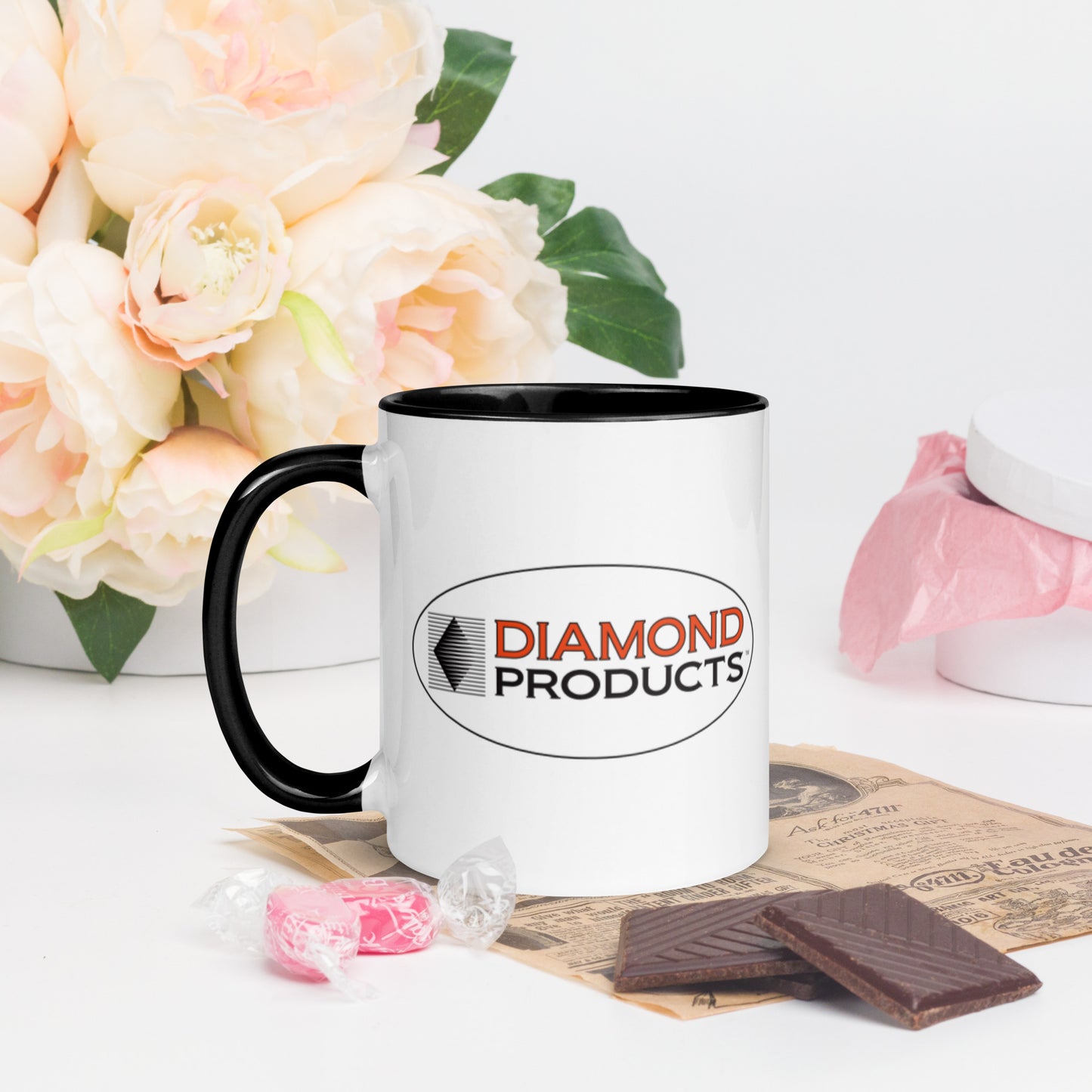 Mug-Coffee White/Orange Bubble Logo