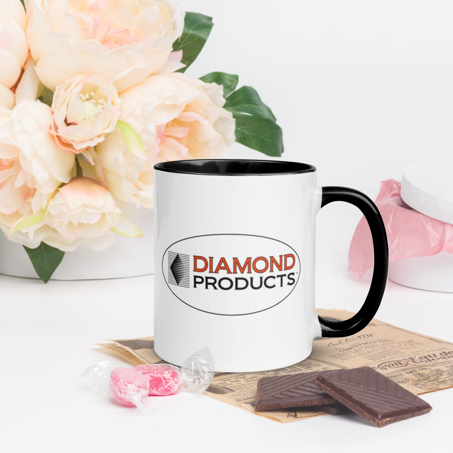 Mug-Coffee White/Orange Bubble Logo
