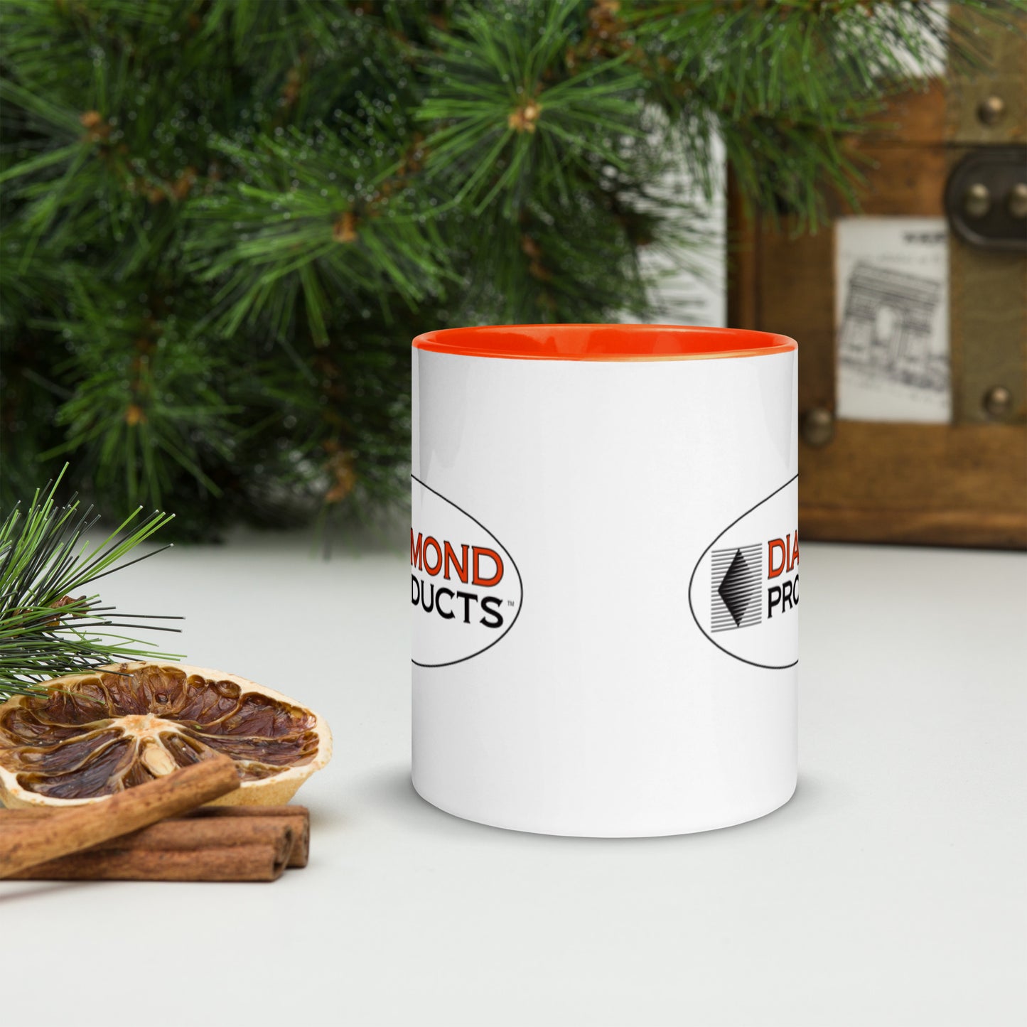 Mug-Coffee White/Orange Bubble Logo
