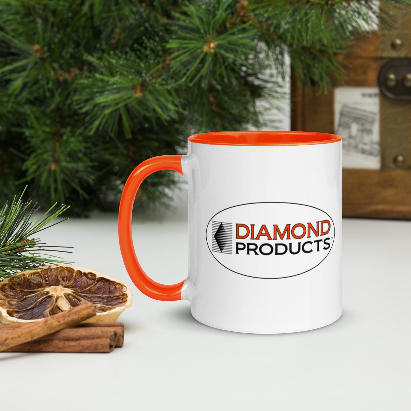 Mug-Coffee White/Orange Bubble Logo