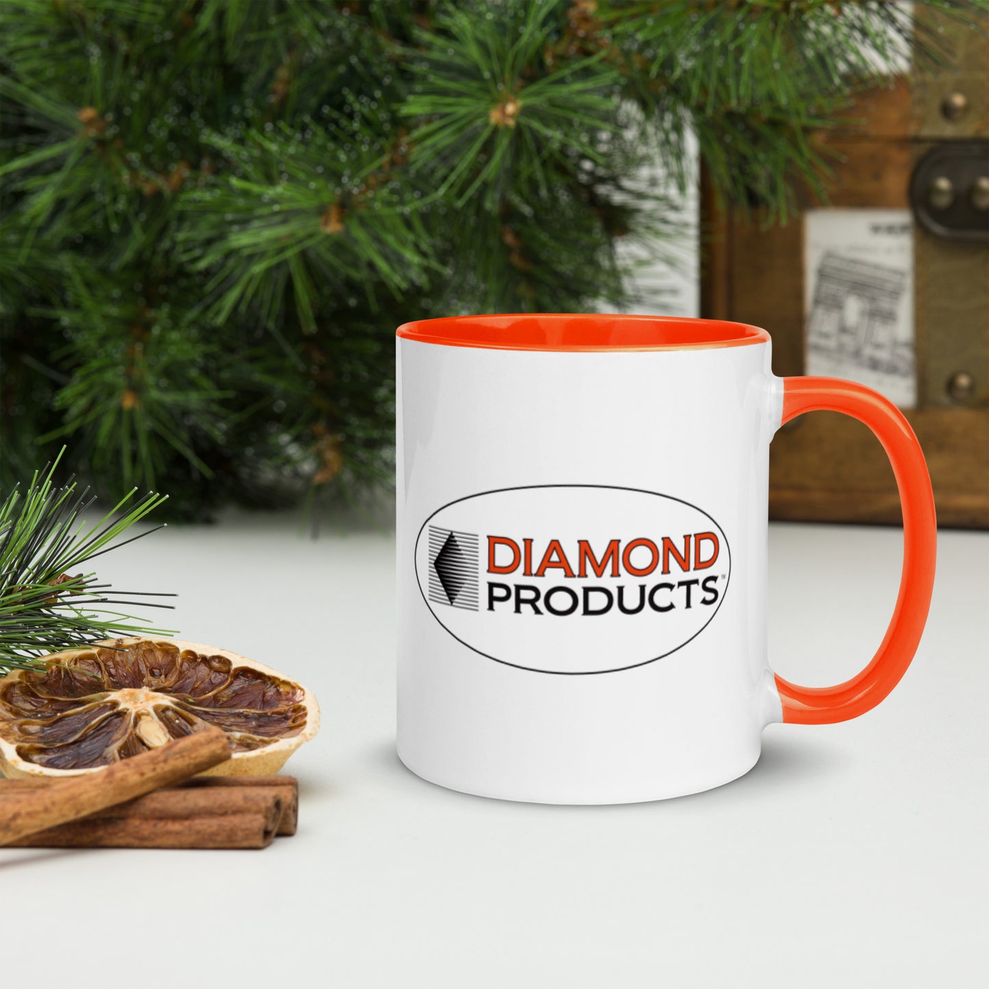 Mug-Coffee White/Orange Bubble Logo